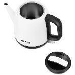 Чайник электрический Kitfort KT-6112 1 л, 1630 Вт, белый/черный (корпус: нержавеющая сталь), фото5