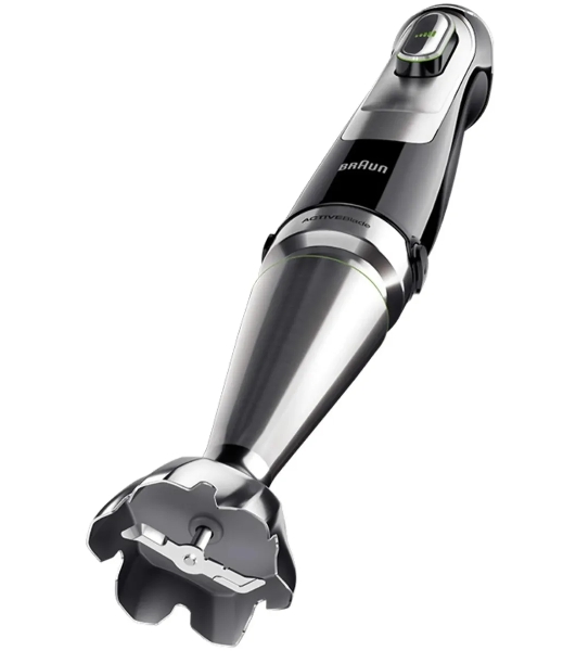 Блендер погружной Braun MQ9135XI черный/серебристый