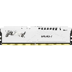 Оперативная память Kingston Fury Beast White, DDR5, 16Gb (1x16 Gb), 6800 MHz, CL34, радиатор, белый, фото 1
