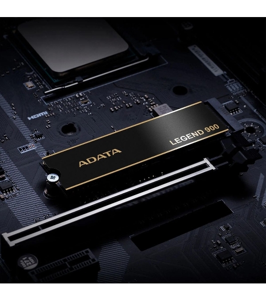 Накопитель SSD ADATA LEGEND 900, 2000Gb, PCIe 4.0 x4, 2280, NVMe, R/W 7000/5400, с радиатором