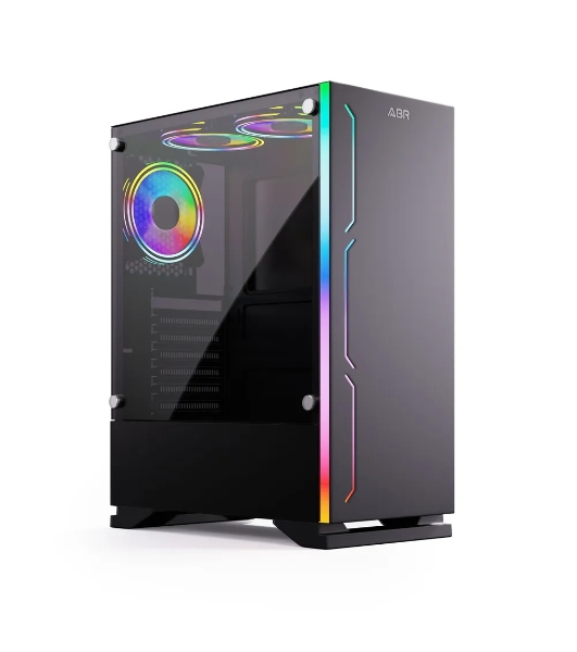 Компьютерный корпус ABR Robin I (1хUSB 3.0, 2хUSB 2.0, HD Audio, 3xRGb Fan, ATX, Micro-ATX)