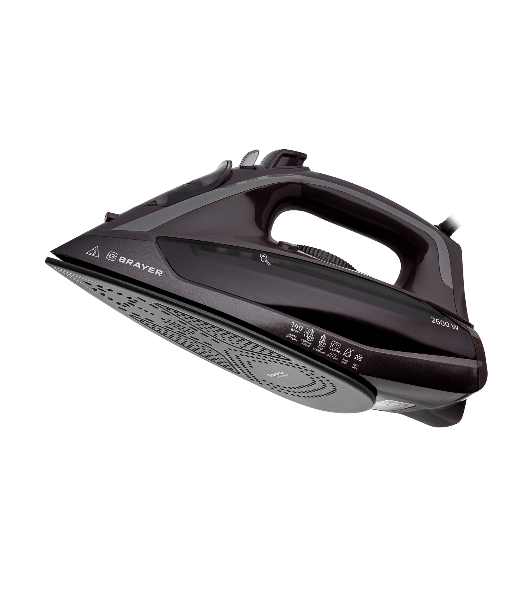 Утюг BRAYER BR4020 коричневый/черный, 2600 Вт, 25 г/мин, 140 г/мин, 380 мл