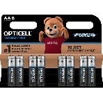 Батарея Opticell Turbo MAX LR6 AA (8шт) блистер, фото 1