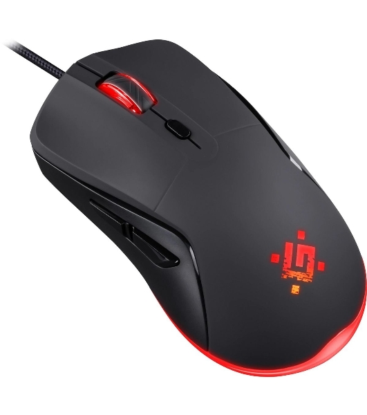 Мышь проводная Defender Arga GM-049 черный, 3600 dpi, USB, кнопки - 6