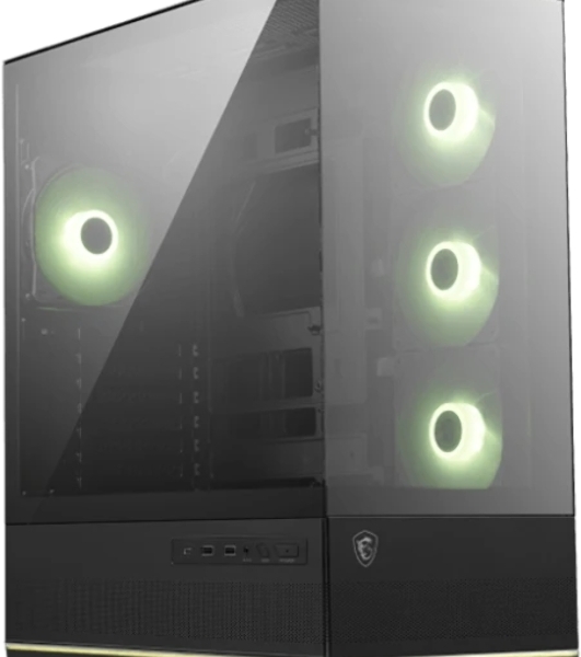 Корпус MSI MAG PANO 110R PZ, Mid-Tower, чёрный, 4 x 120 мм