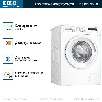 Стирально-сушильная машина Bosch WNA134L0SN белый, загр.фронтальная, макс.: 8кг, 1400 об/мин, класс: A, фото4