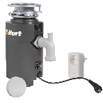 Измельчитель пищевых отходов Bort TITAN 4000 (Control) Мощность л.с. 0,75; 560 Вт; 4,2 кг/мин; 3200 об/мин; 1400 мл; Металл;набор аксессуаров 5 шт [93410242], фото4