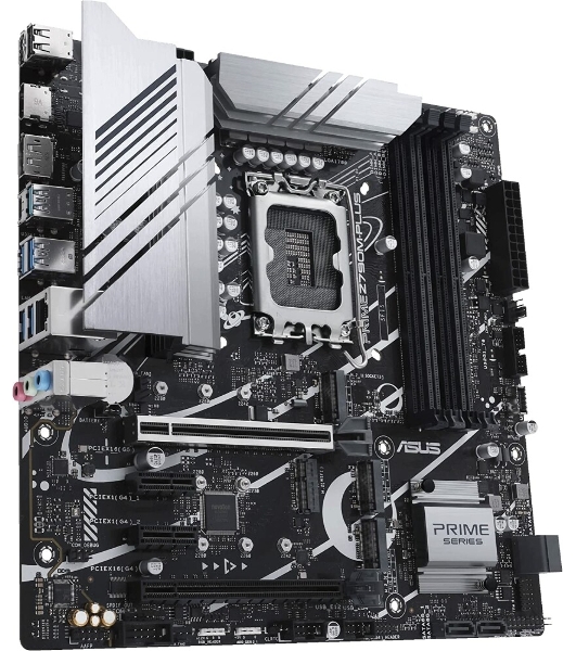 Материнская плата ASUS PRIME Z790M-PLUS, LGA 1700, Intel Z790, 4xDDR5, 4xSATA, 3xM.2, 1xPCIe 4.0 x4, 1xPCIe 5.0 x16, 2xPCIe x1, 1xDP, 1xHDMI, 1x 1Gb LAN, 1xUSB-C 3.2 Gen 2x2, 1xUSB 3.2 Gen 2, 4xUSB 3.2 Gen 1, 2xUSB 2.0, 3x3.5 мм, 7.1, mATX
