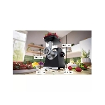 Мясорубка электрическая Bosch MFWS650B черный, 2100 Вт, 3.5 кг/мин, реверс, защита от перегрузки, насадки - 5, фото6