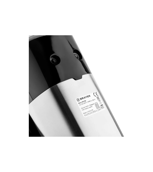 Миксер BRAYER, 800 Вт, 5 скор.реж, турбо,насад. венчики, насад для взбивания