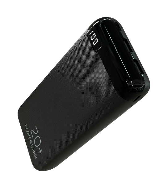 Портативный аккумулятор More choice (4620202550521) PB19-20 2USB 2.1A - 20000mAh черный