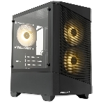 Компьютерный корпус HSPD M330, Mesh Mini-tower, черный, TG, 0.6 SPCC, 3x120mm ARGB mATX, mITX 175/330/160mm 2x2.5', 2x3.5', 4xPCI 1xUSB-A 3.0, 2xUSB-A1.0 365x216x405mm, фото 1