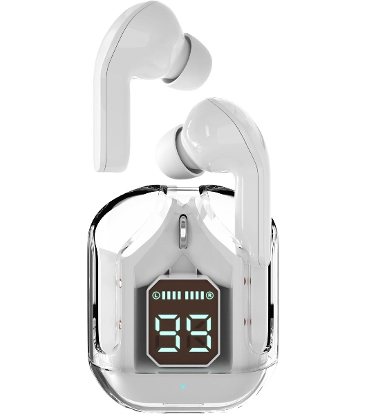 Наушники TWS More Choice BW07 белый, внутриканальные, Bluetooth, до 4 ч