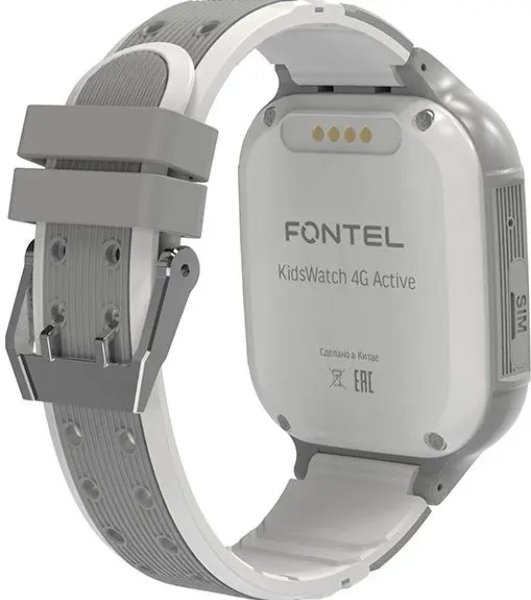 Детские умные часы FONTEL KidsWatch 4G active, серый