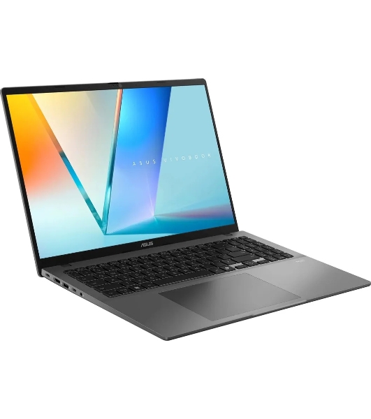Ноутбук ASUS Vivobook S16 M3607HA AMD Ryzen 7 260 3800MHz/16'/1920x1200/16GB/512GB SSD/AMD Radeon 780M/Wi-Fi/Bluetooth/Windows 11 Pro (90NB16F1-M00H30_Win11P) Grey