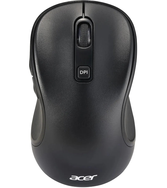 Мышь беспроводная Acer OMR303 черный, 1600 dpi, радиоканал, USB, кнопки - 6