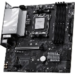 Материнская плата MSI PRO B840M-P WIFI6E, AM5, AMD B840, 4xDDR5, 4xSATA, 2xM.2, 1xPCIe 4.0 x16, 1xPCIe 3.0 x1, 1xHDMI, 1x2.5Gb LAN, Wi-Fi 6E, Bluetooth 5.3, 1xUSB-C 10Gbps, 1xUSB-A 10Gbps, 2xUSB-A 5Gbps, 4xUSB-A 2.0, 3x3.5 мм, 7.1, mATX, фото3