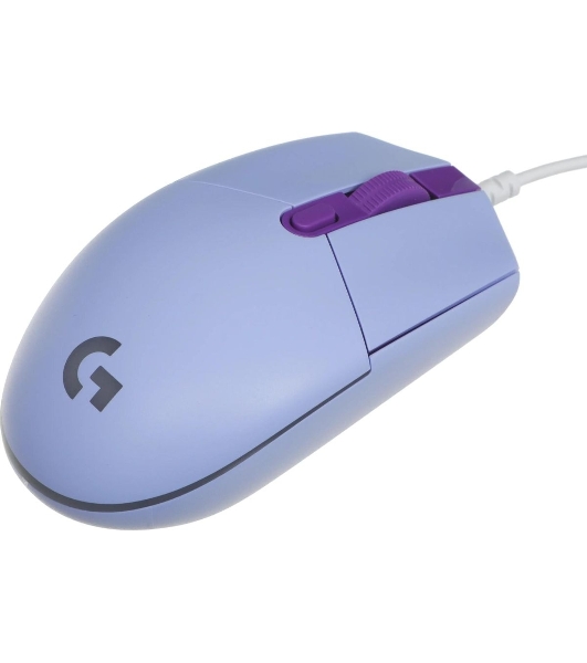 Мышь проводная Logitech G102 LIGHTSYNC фиолетовый, 8000 dpi, USB, кнопки - 6