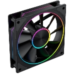 Вентилятор для корпуса Eurocase EU-FN120ARGB2002_8+18 BL YF12023 Black,120 ARGB fan 3pin+AURA 5V3pin female and male connector with brown box,3pcs in, фото2
