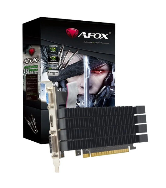 Видеокарта AFOX GT730 2G DDR3 64bit heatsink DVI HDMI