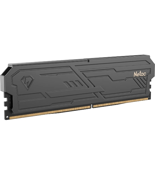 Оперативная память Netac Shadow III, DDR4, 8GB (1x8GB), 3200 MHz, CL16, с радиатором, черный