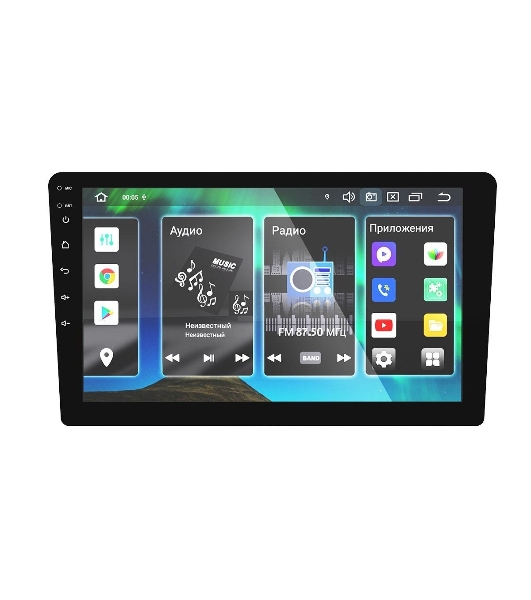Автомагнитола Prology MPA-370, 2 DIN, 9', Android 13, Bluetooth, USB Type-A, GPS, 4G, CarPlay
