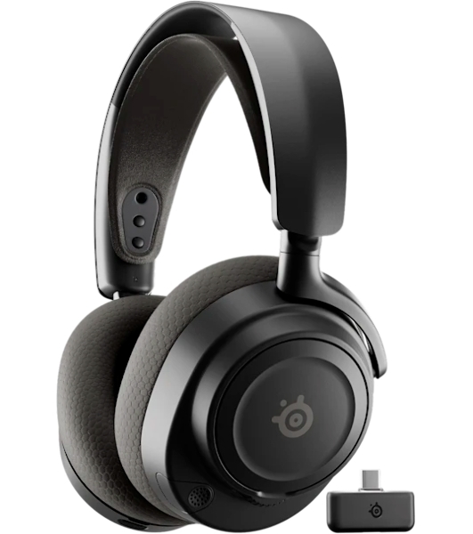 Гарнитура SteelSeries Arctis Nova 7 Wireless Gen 2 чёрный, беспроводная, радиоканал, до 50 ч, совместимость с PS5