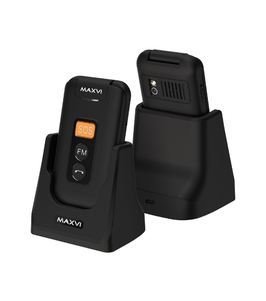Мобильный телефон Maxvi E5 up черный