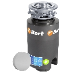 Измельчитель пищевых отходов Bort TITAN 4000 (Control) Мощность л.с. 0,75; 560 Вт; 4,2 кг/мин; 3200 об/мин; 1400 мл; Металл;набор аксессуаров 5 шт [93410242], фото 1