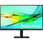 Монитор 27' Samsung ViewFinity S6 S60UD LS27D604UAIXCI IPS 2560x1440, 100 Гц, 5 мс, 16:9, 350 кд/м², 1xHDMI, 1xDP, 1xUSB-C, 3xUSB, 1x3.5 мм, черный, фото 1