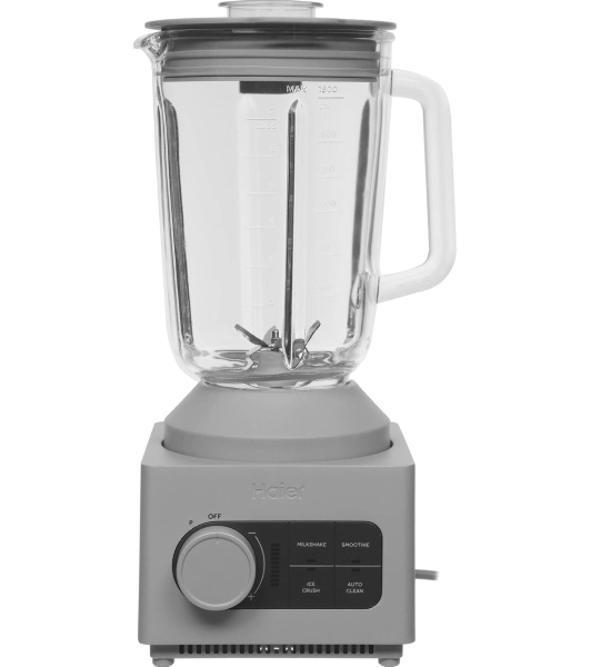 Блендер стационарный Haier HB-600 серый, 1200 Вт, плавная регулировка