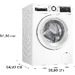Стирально-сушильная машина Bosch WNA134L0SN белый, загр.фронтальная, макс.: 8кг, 1400 об/мин, класс: A, фото8