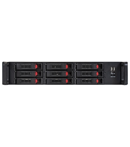 Серверный корпус ExeGate Pro EX285223RUS 2U650-HS09 (RM 19', высота 2U, глубина 650, БП 2U-500ADS, 9xHotSwap, 2*USB)