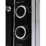 Микроволновая печь Mystery MMW-2032 черный/серебристый, 20 л, 800 Вт, переключатели - поворотный механизм, фото5