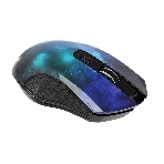 Мышь беспроводная Qumo Office M27 Universe синий, 1600 dpi, радиоканал, USB, кнопки - 4, фото2