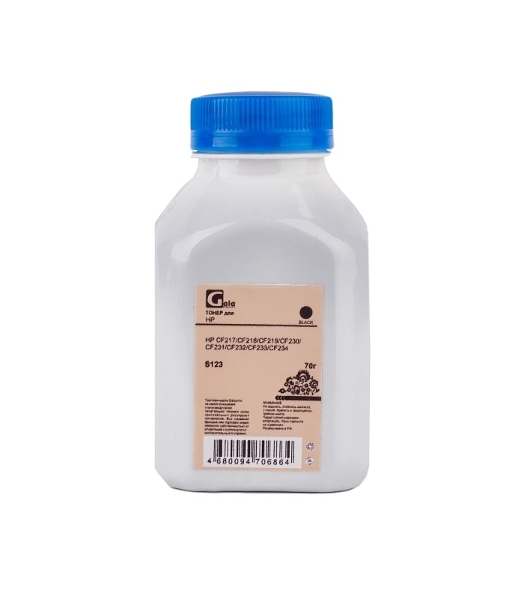 Тонер GalaPrint GP-CF217/CF218/CF219/CF230/CF231/CF232/CF233/CF234 для принтеров HP LaserJet M102/M104/M106/M130/M132/M134/M203/M206/M227/M230 70гр (S123) PET Фасовка РФ