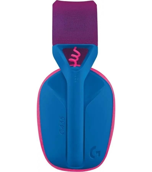 Гарнитура Logitech G435 синий/розовый, беспроводная, Bluetooth/USB, до 18 ч