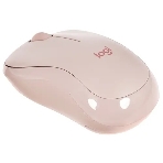 Мышь беспроводная Logitech M221 розовый, 1000 dpi, радиоканал, USB, кнопки - 3, фото5