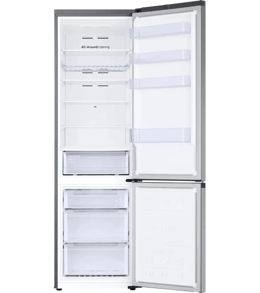 Холодильник Samsung RB38C602DSA/EF графит двухкамерный 276/75л морозилка снизу, No Frost