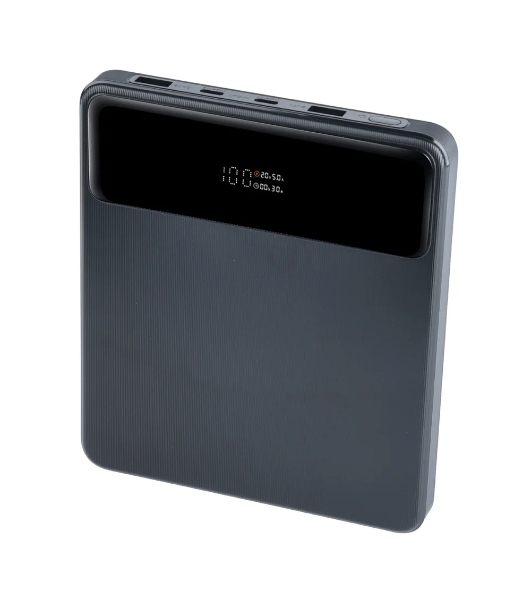 Портативный аккумулятор Perfeo Powerbank LAPTOP 105W 20000 mAh/LED дисплей/PD + QC 3.0/2 Type-C/2USB/Выход: 5A,max105W черный (PF_E1472)