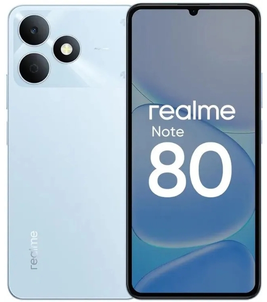 Смартфон Realme Note 80 RMX5388 4Gb, 64Gb, голубой