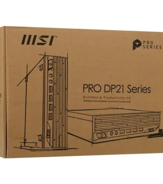 Компьютер MSI Pro DP21 14M Mini Core i5-14400 (2.5GHz), NoMemory, noHDD, noSSD, Intel Graphics, noDVD, WiFi, BT, 120W, VESA, COM Port, no keyboard&mouse, noOS, 1y war-ty (936-B0A431-235)