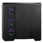 Компьютерный корпус без блока питания Case MSI MAG PANO M100R PZ, Mini-Tower, TG, 4x120мм ARGB, 1xUSB 3.2, 1xUSB 3.2 Type-C, mATX, mITX черный, фото5