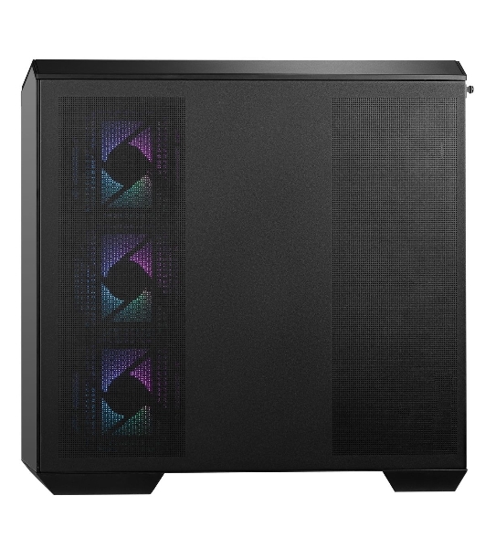 Компьютерный корпус без блока питания Case MSI MAG PANO M100R PZ, Mini-Tower, TG, 4x120мм ARGB, 1xUSB 3.2, 1xUSB 3.2 Type-C, mATX, mITX черный