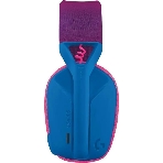 Гарнитура Logitech G435 синий/розовый, беспроводная, Bluetooth/USB, до 18 ч, фото5