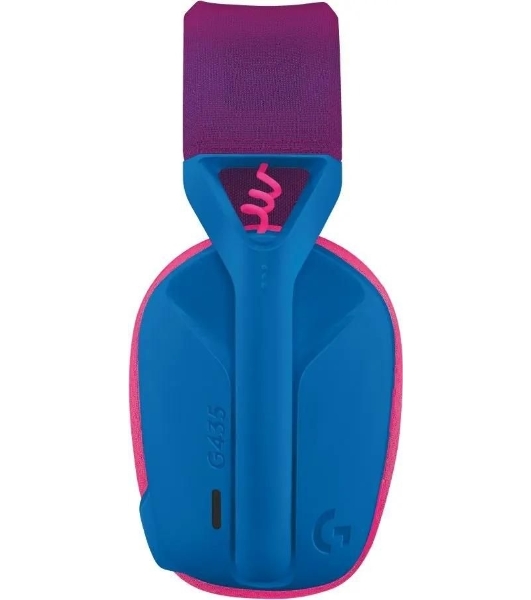 Гарнитура Logitech G435 синий/розовый, беспроводная, Bluetooth/USB, до 18 ч