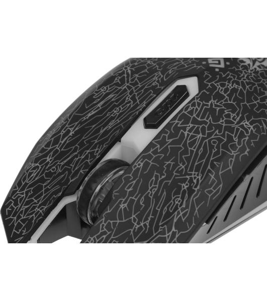 Мышь проводная Defender Shock GM-110L черный, 3200 dpi, USB, кнопки - 6
