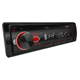 Автомагнитола FIVE F-24R, 1 DIN, Bluetooth, USB Type-A, AUX
