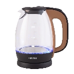 Электрочайник Centek CT-0056 кофейно-бежевый, 1.7 л, 2200 Вт, скрытый нагревательный элемент, фото 1