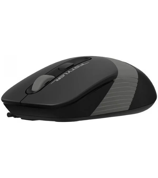 Мышь проводная A4Tech Fstyler FM10S черный/серый, 1600 dpi, USB, кнопки - 4